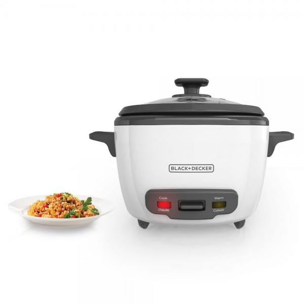 16-Cup Rice Cooker and Food Steamer, White I56114
