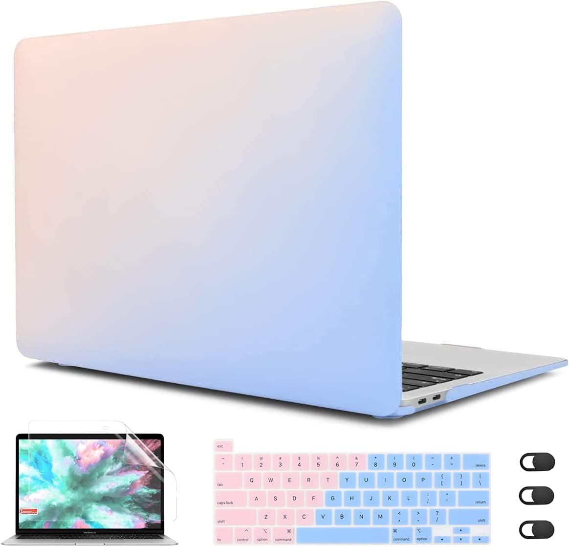 Matte Black Hard Plastic Case for MacBook Pro 13 Inch V8644
