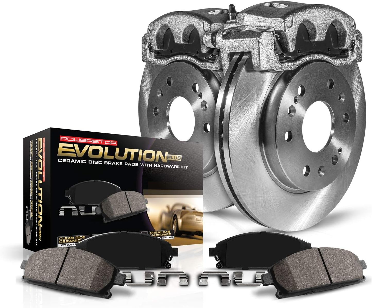 1-Click OE Replacement Brake Kit with Calipers O383068
