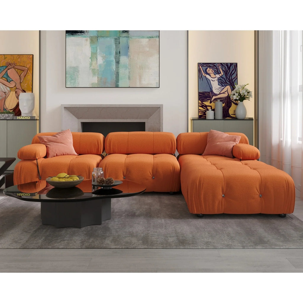 Beige Teddy Sectional Sofa K994177