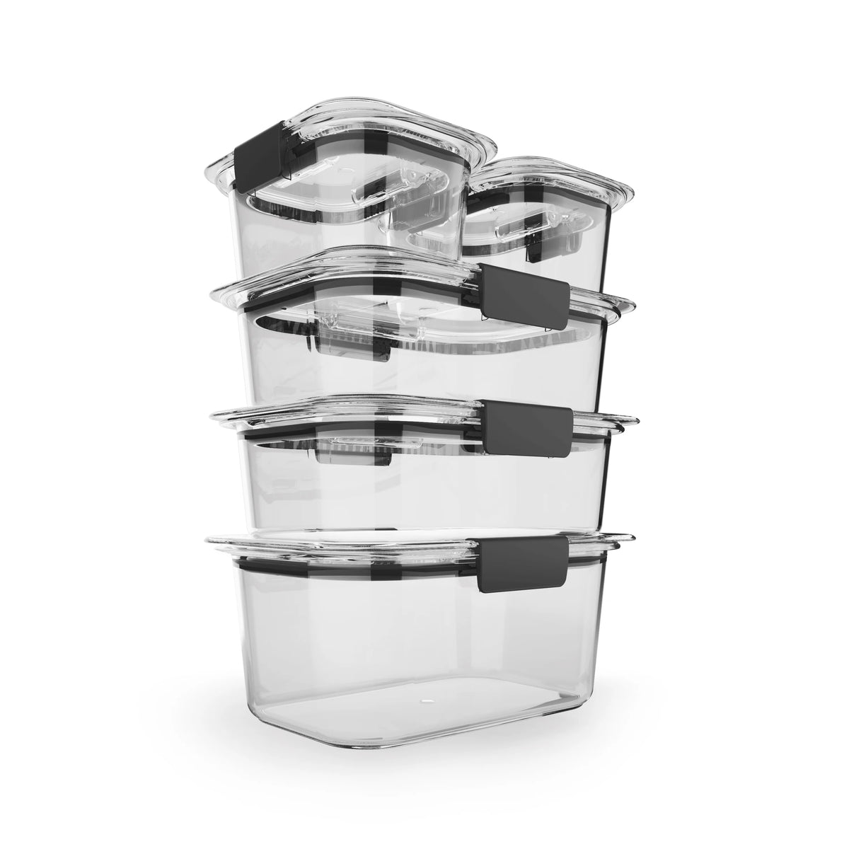 10-Piece Clear Airtight Food Storage Containers N725