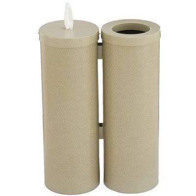 Desert Sanitary Wipe Dispenser and Receptacle I2277
