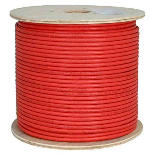 Cat6a 10g UTP 23AWG Solid Bare Copper PVC 1000ft Gray Bulk Ethernet Cable W982457