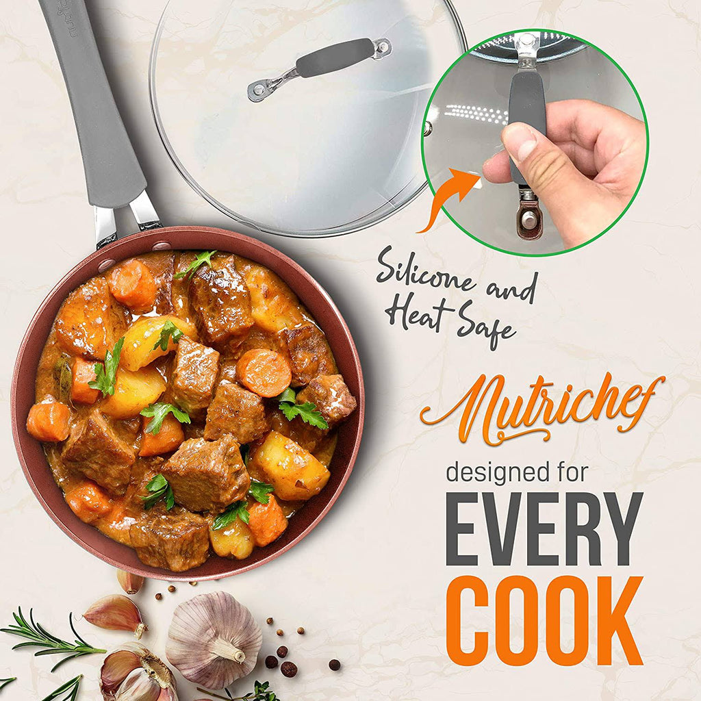 11 Piece Nonstick Cookware Pots and Pans Set L5868