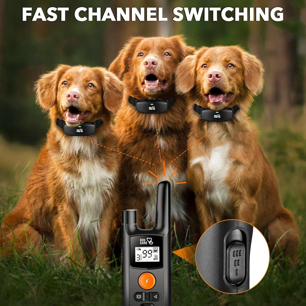 Rechargeable Dog Training Collar with Remote, Pack of 2 T870106