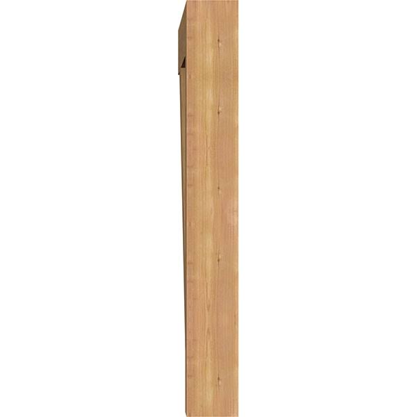 Traditional Block Smooth Bracket, Western Red Cedar U807512