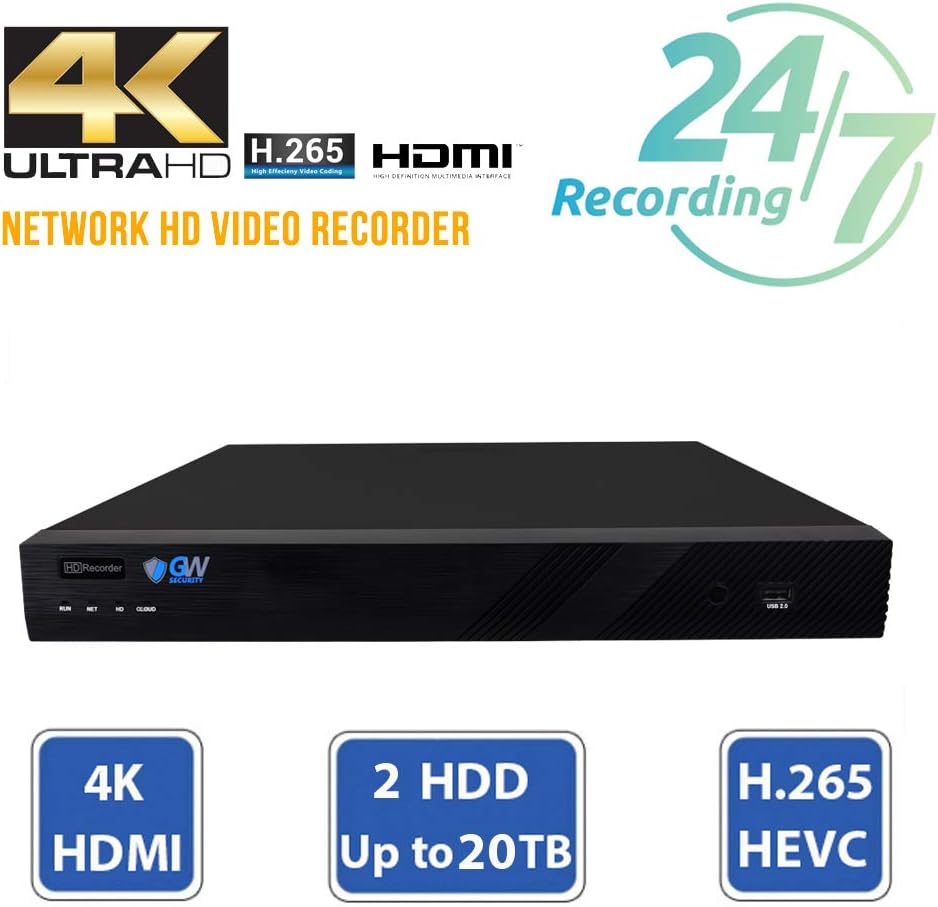 16 Channel 4K NVR 12 x 5MP Dome POE Security Camera System X76229