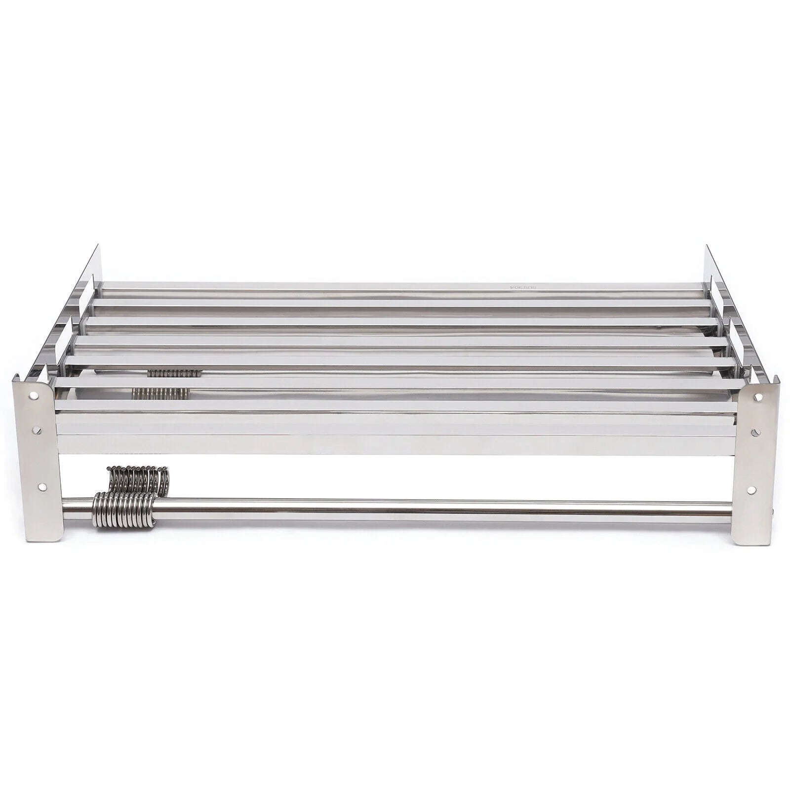 Wall Mount Microwave Oven Shelf Storage Bracket with 12 Hook Stainless E67764