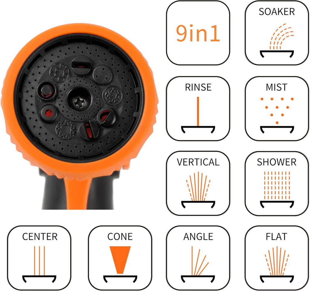 Retractable Wall Mounted Garden Hose Reel 1/2" x 155+5 ft O2562