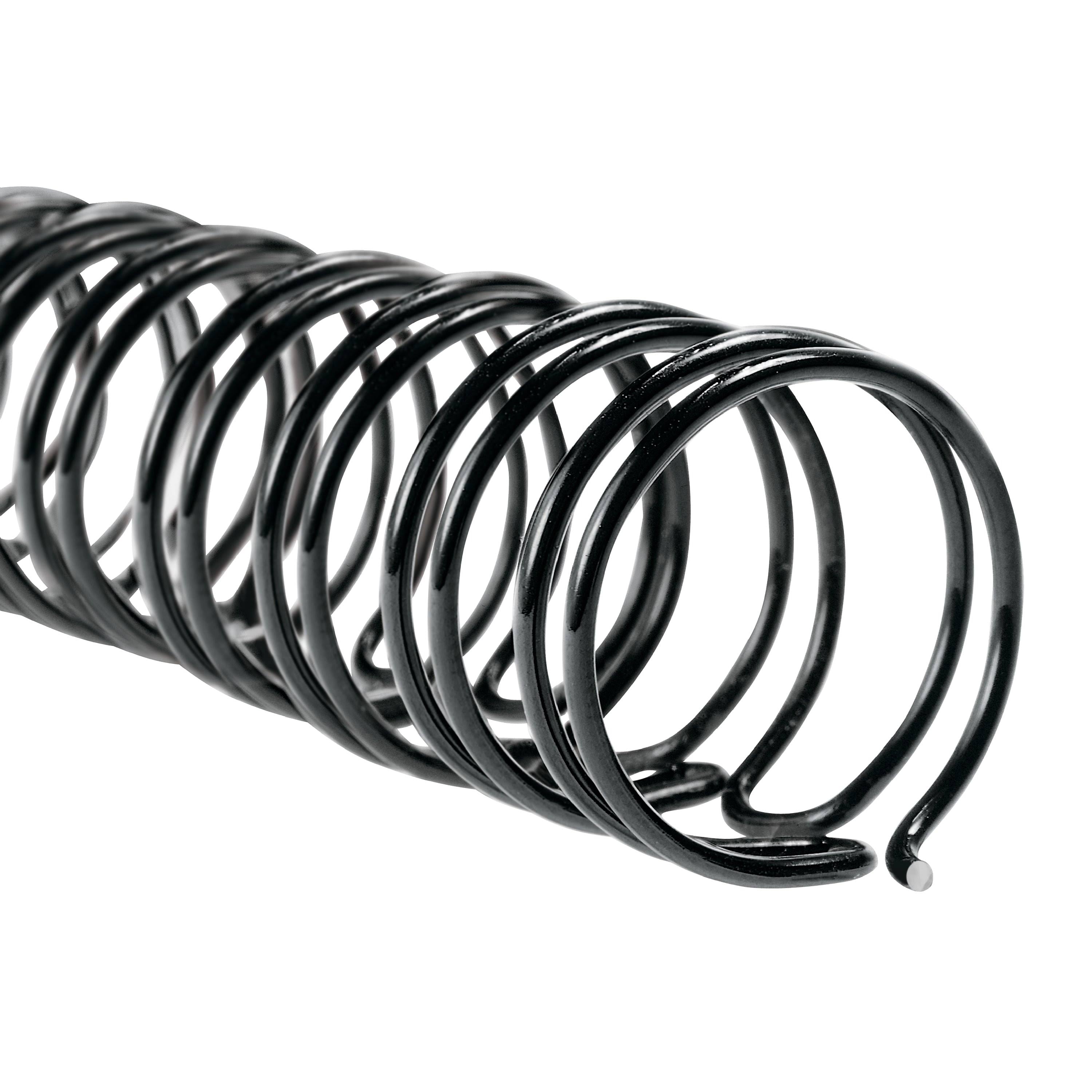 Black 1/2x22 WireBind Spines, 100/Box B352150