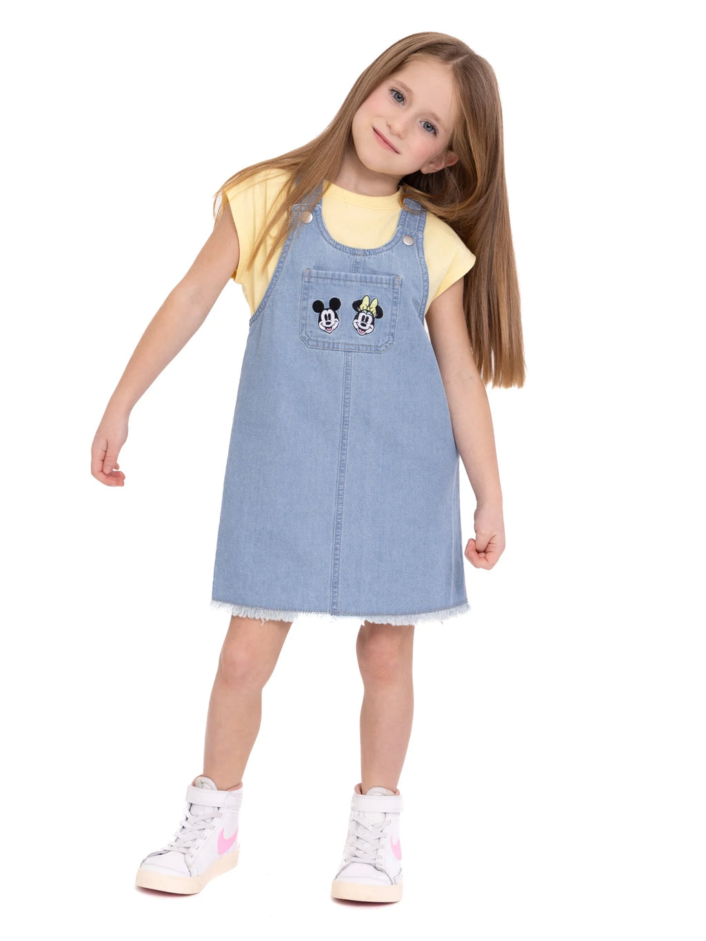 Denim Overall Dress Set K51923