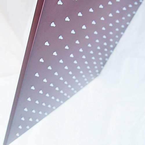 Oil Rubbed Bronze Ceiling Mount Rainfall LED Shower Head with Shower Arm G430