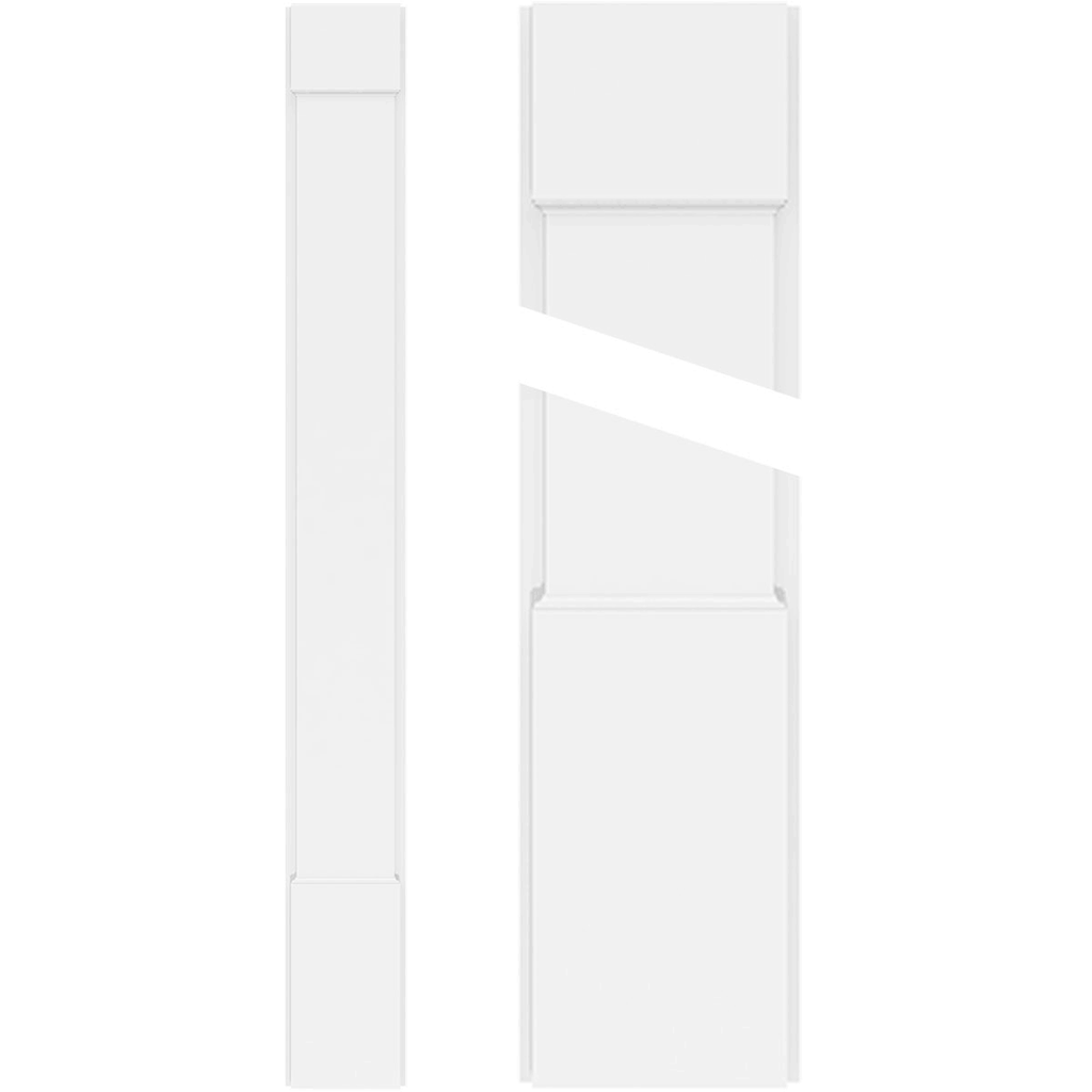 Plain PVC Pilaster (Pair) I384