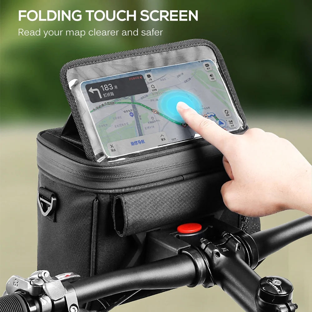 Waterproof EVA Handlebar Bag for 7in Large Screen K85417