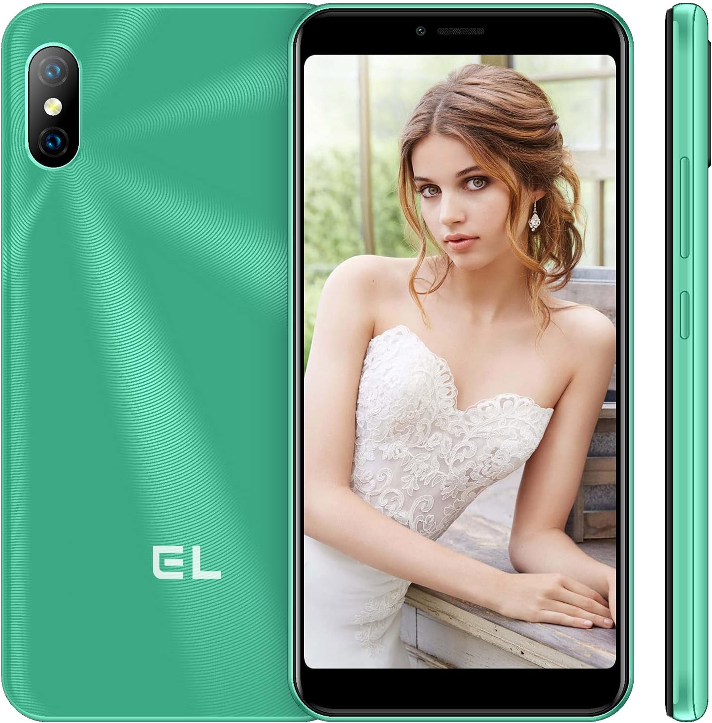 Unlocked 4G Dual SIM Smartphone, Android 8.1 5.5" Full-Screen, 2500mAh Battery, Red S5302