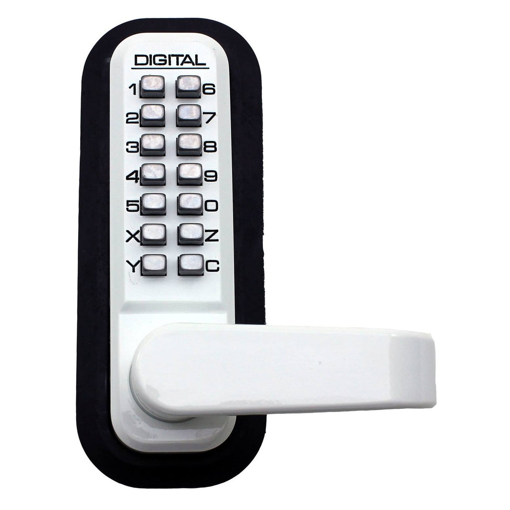 Passage Door Lever with Double Combination Mechanical Keyless Lock T635
