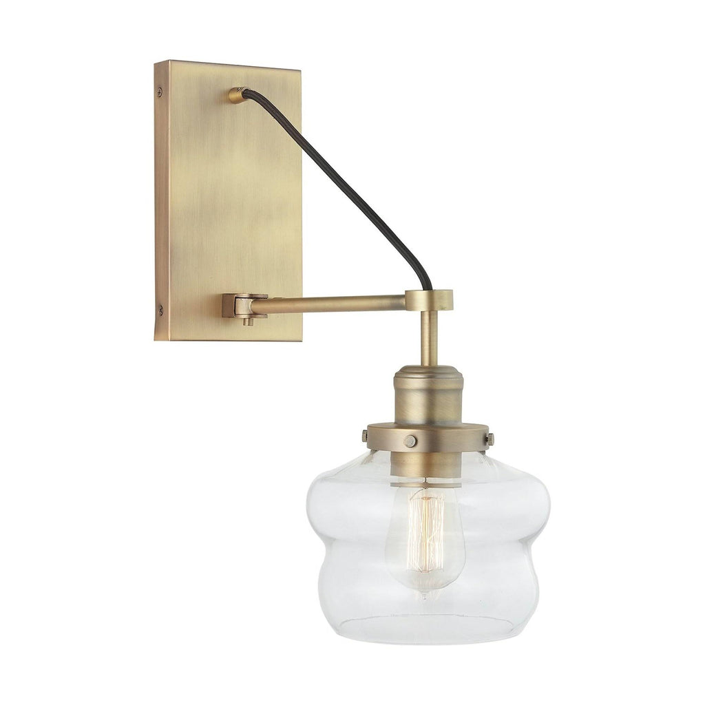 1-Light Sconce Aged Brass K2405