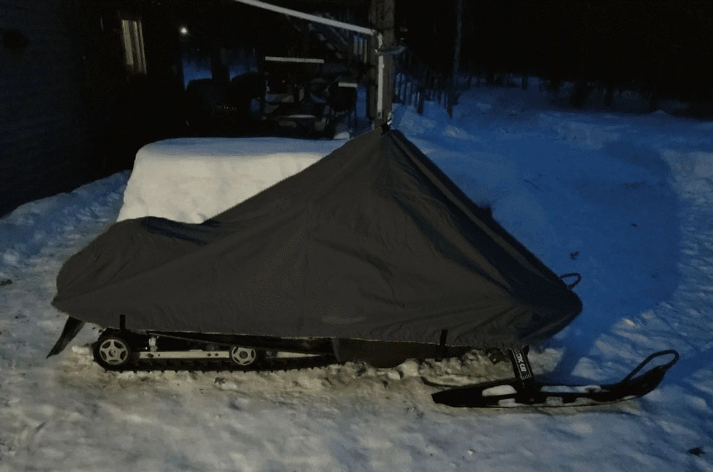 200 Denier All Black Snowmobile Cover J55187