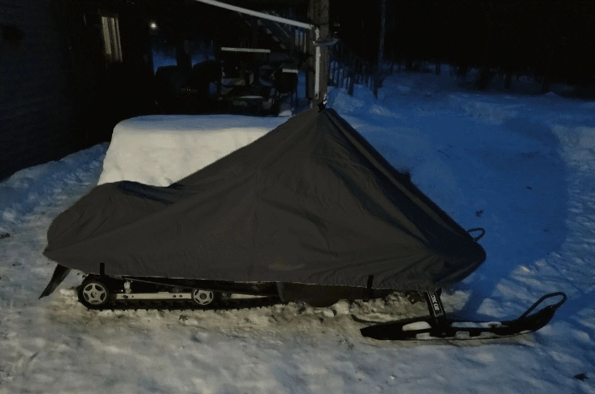 200 Denier All Black Snowmobile Cover R853818