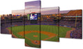 5 Pieces Canvas Art Wall Decor Baseball Stadium Pictures Paintings Posters Prints Stretched Ready to Hang - 50" Wx24 H Pack of 2 T766870