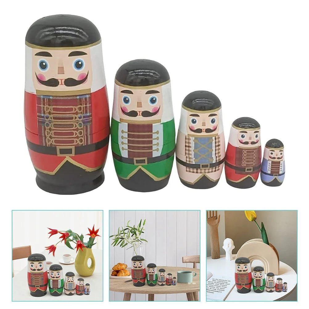 Nutcracker Wooden Stacking Dolls C669