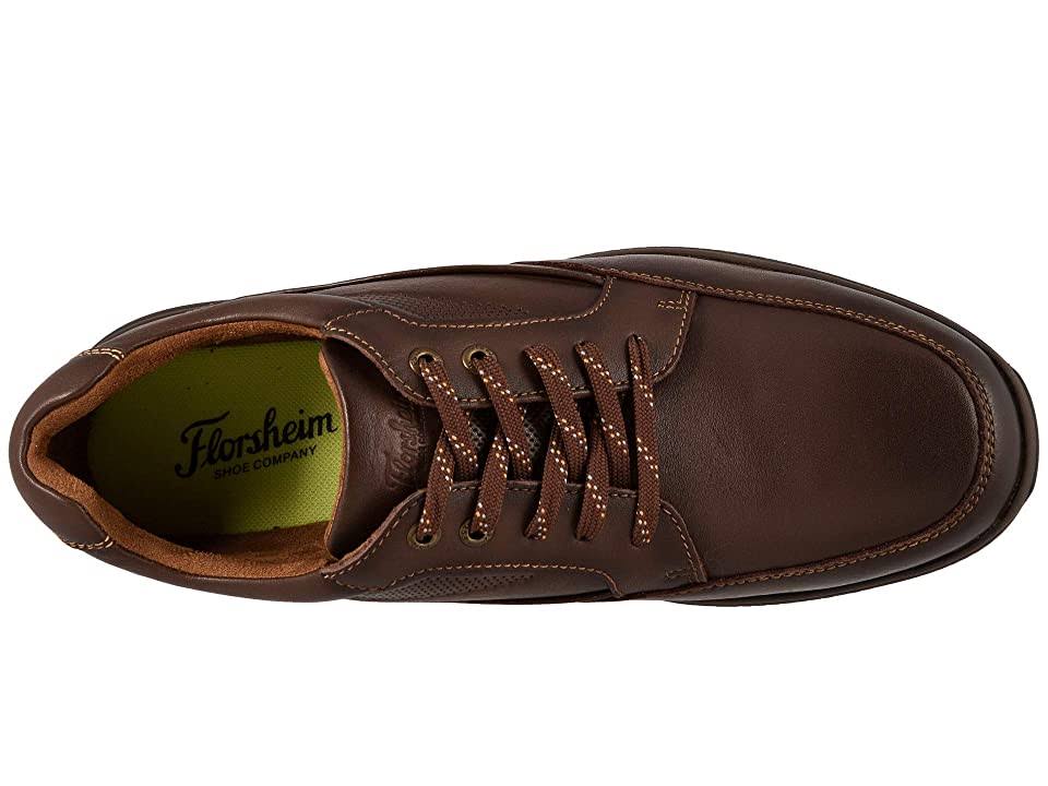 Brown Tumbled Moc Toe Walk Shoes Q2167