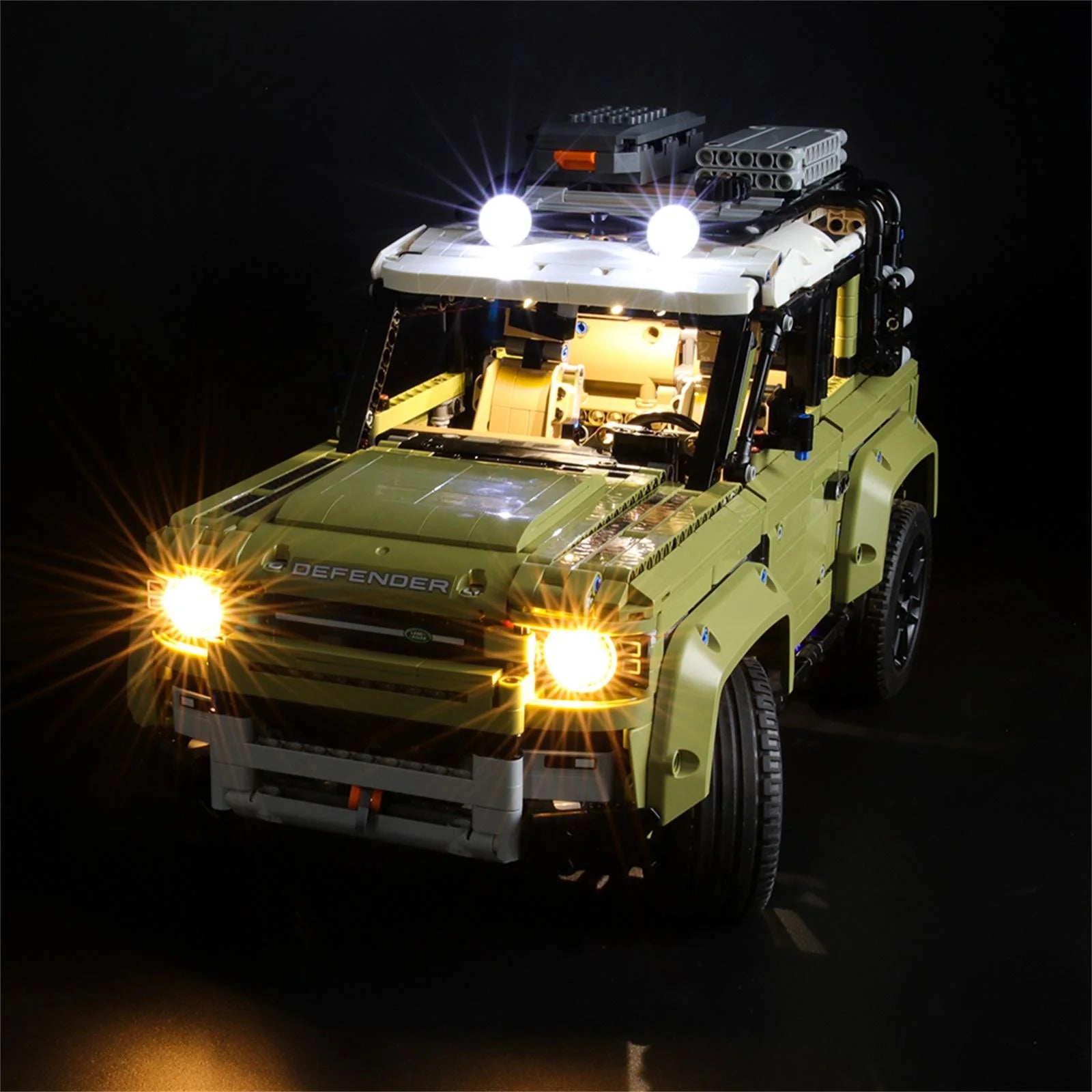 LED Lighting Kit for Land Rover Defender Building Blocks Model B18868