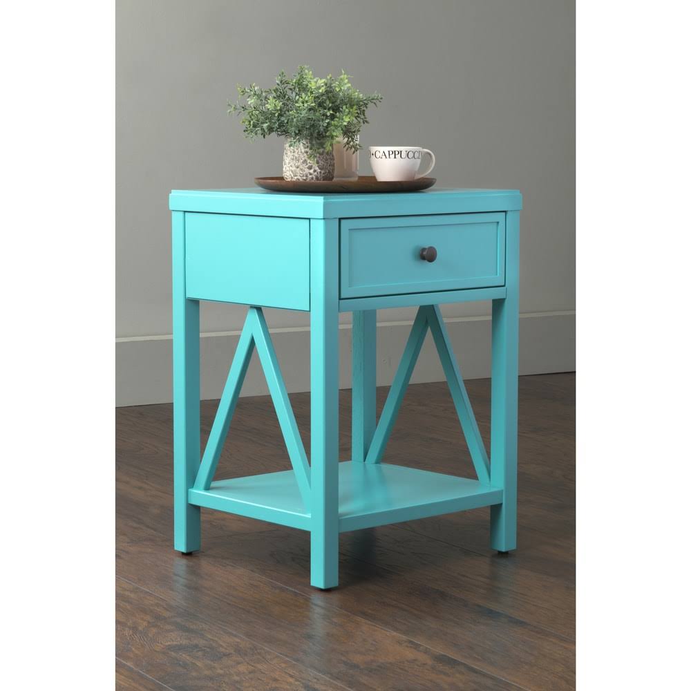 Acacia Wood End Table A729