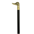 Black Maple Cane with Solid Brass Handle D481394