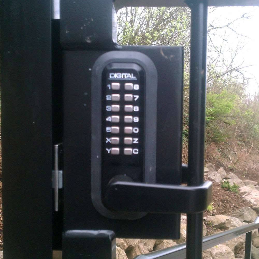 Passage Door Lever with Double Combination Mechanical Keyless Lock T635
