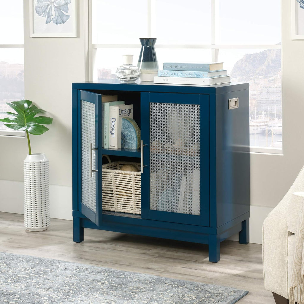 Navy Accent Storage Cabinet A908