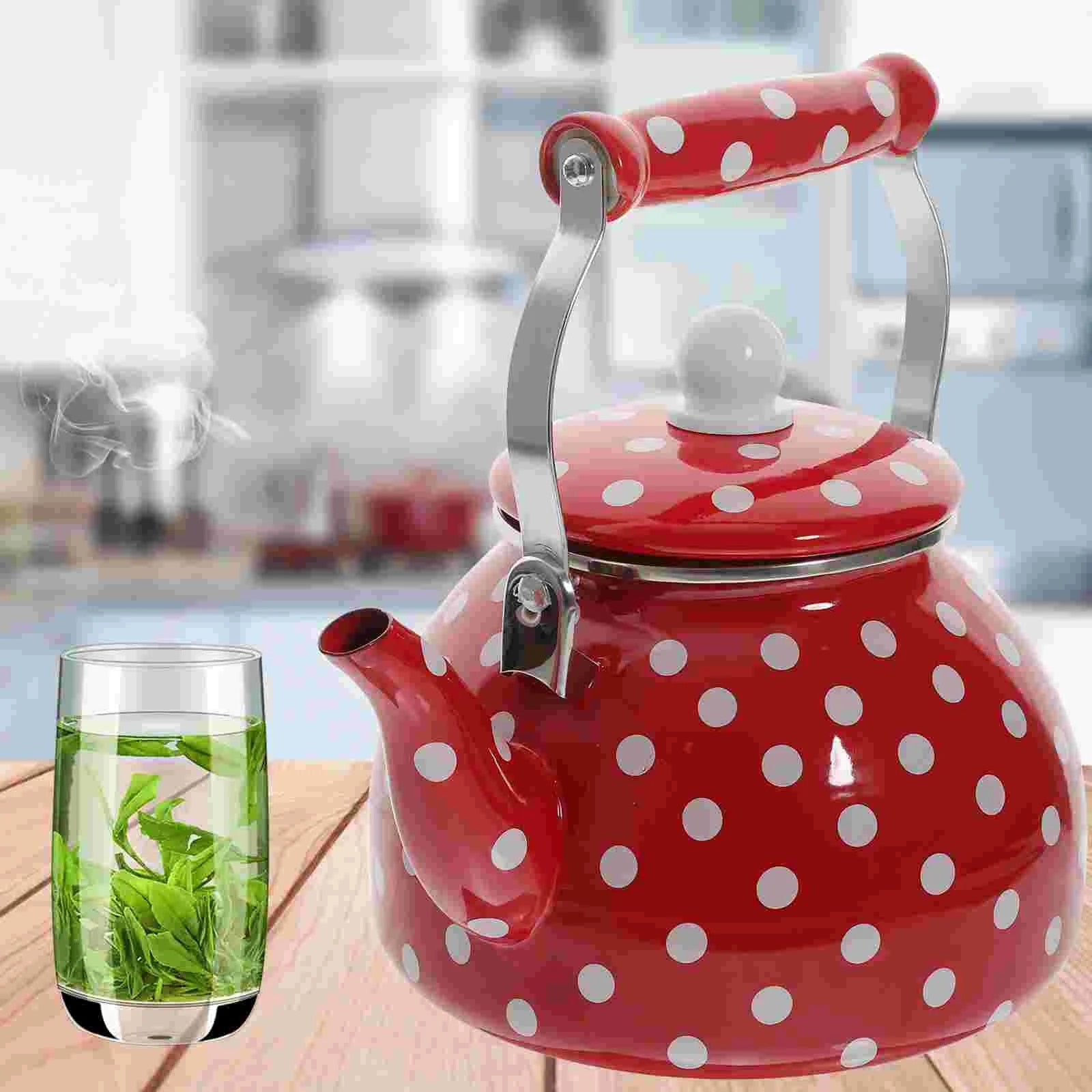 Vintage Teapot Portable Stove Large Durable Teakettle Thicken Chinese Pocking L80584