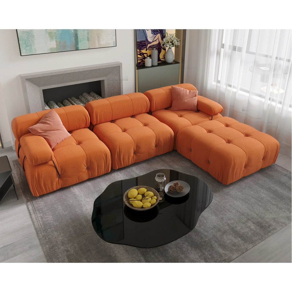 Beige Teddy Sectional Sofa K994177