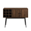 Dark Walnut Bottle Storage Bar Cabinet E2640