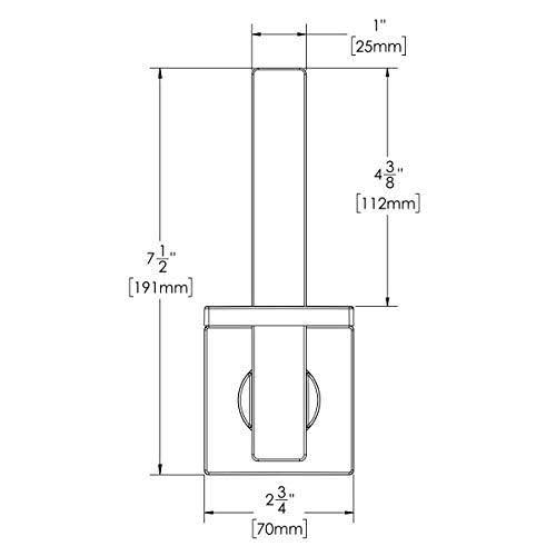 Brushed Bronze Paper Holder E222888