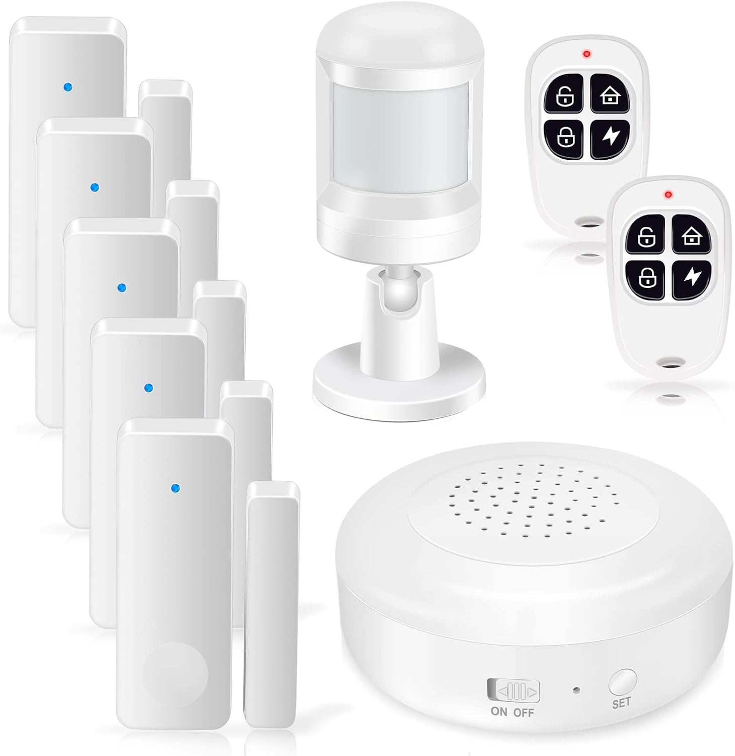 9-Piece Wireless Home Security System Kit A994
