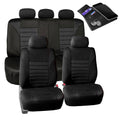 Black 3D Air Mesh Full Set Car Seat Covers B199533
