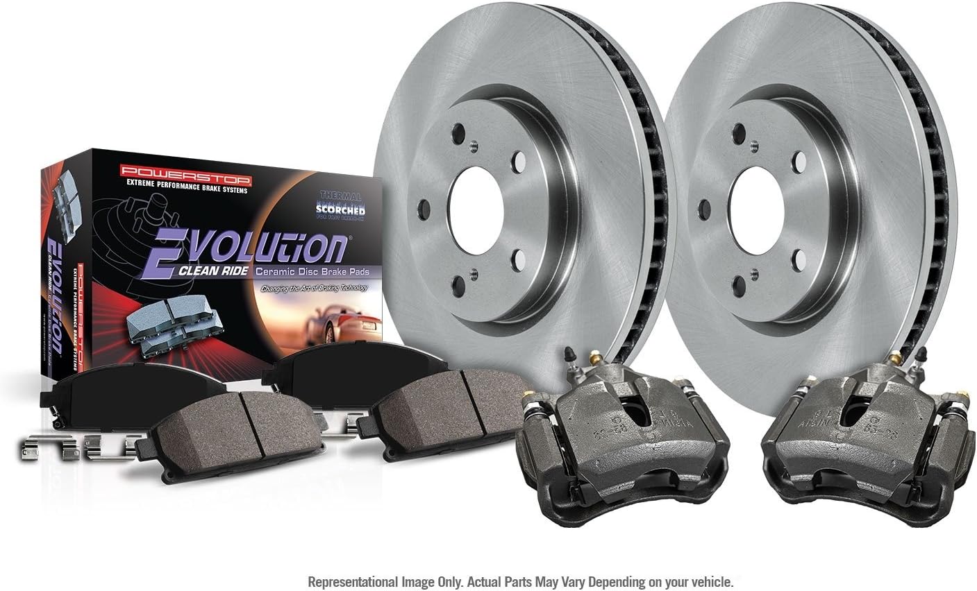 1-Click OE Replacement Brake Kit with Calipers O383068