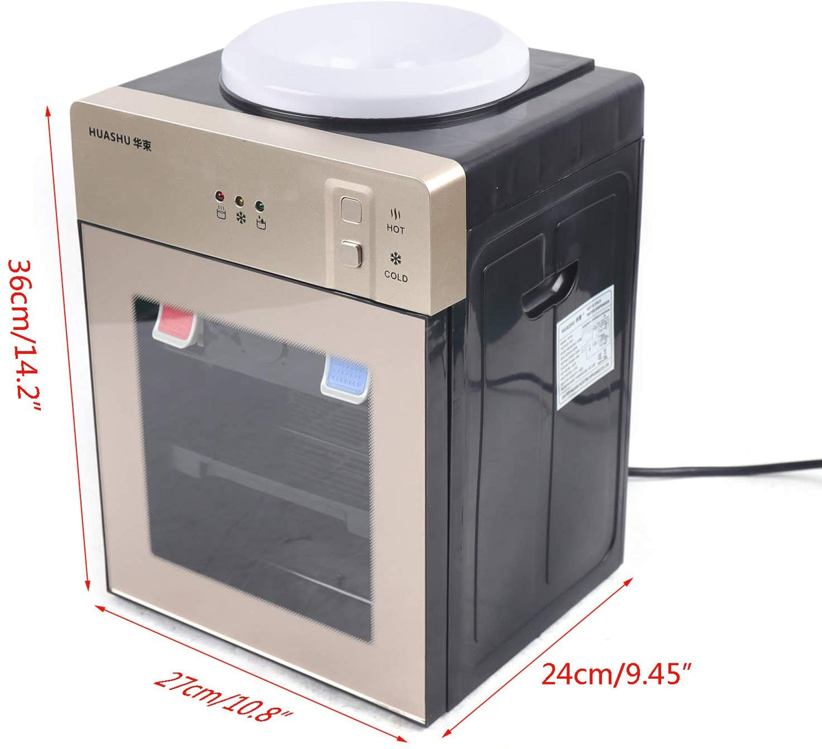 Electric Desktop Hot/Cold Water Drinking Dispenser Machine 110V J1535