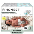 Disposable Baby Diapers, Size 1, 120 Count V31986
