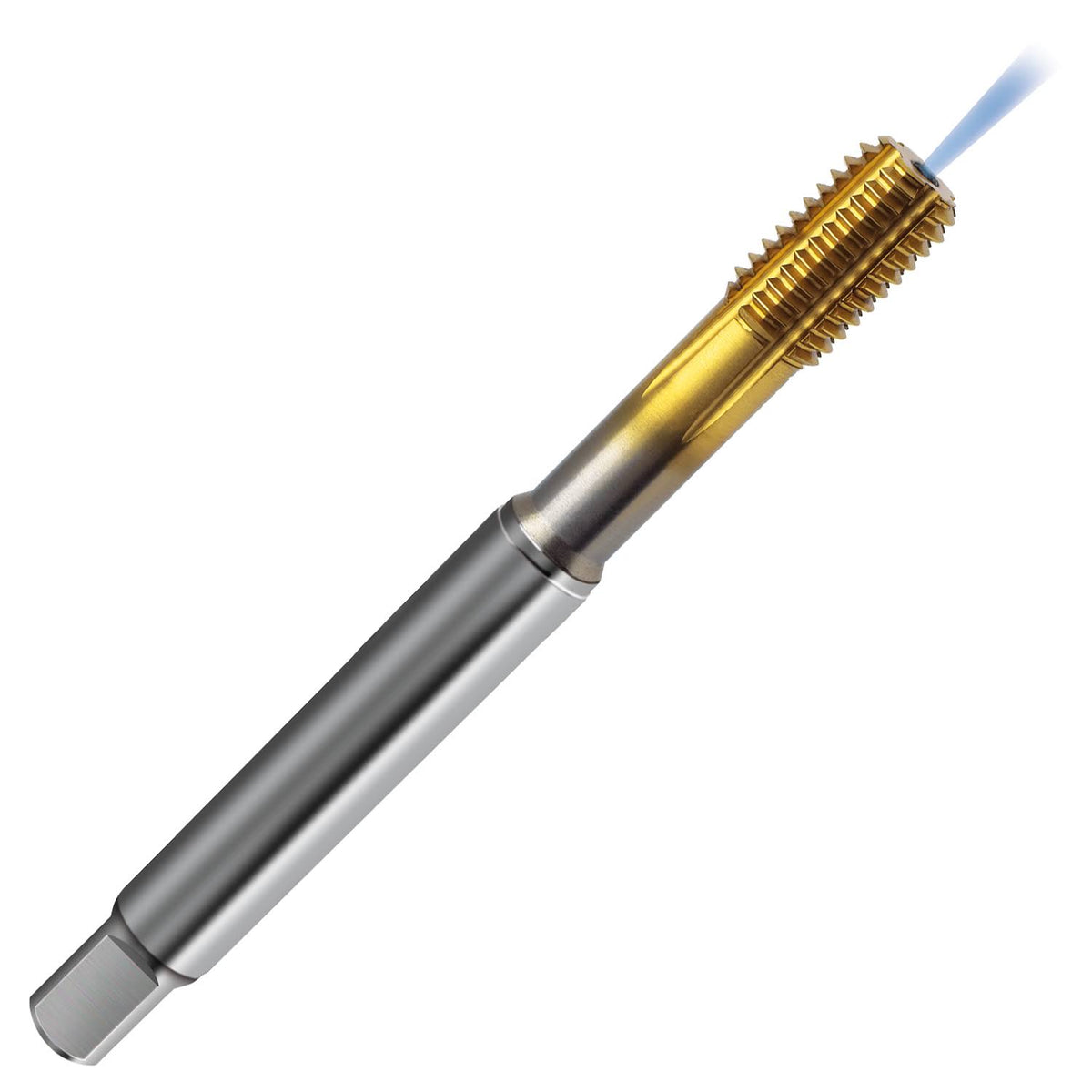 M4 x .7 Form Tap, Bottoming DIN 371, HSS-E-PM, Tin T239