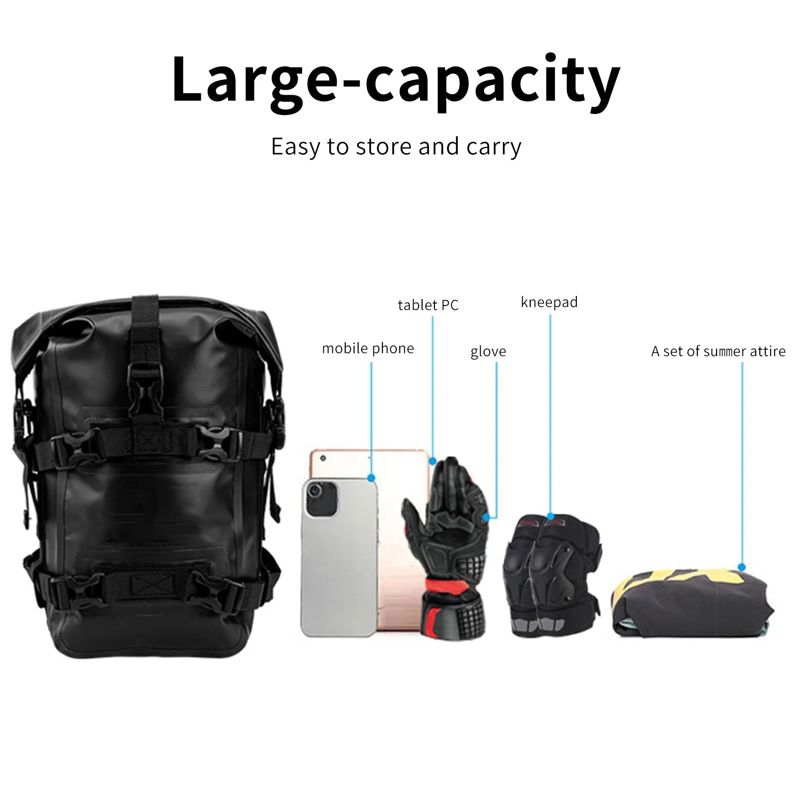 Motorcycle Frame Bag 8L Waterproof Y8597