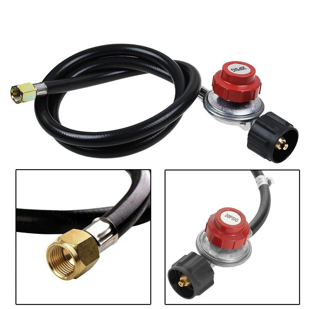 4FT Low Pressure Propane Regulator Hose for BBQ Gas Grill Heater Stove Burner Y482