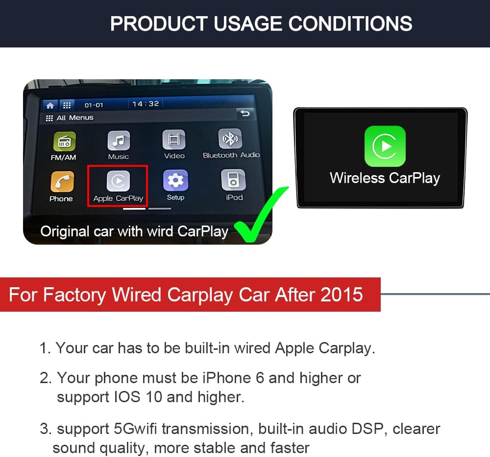 Wireless CarPlay Adapter Q166