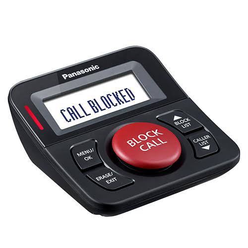 Call Block Button with Bilingual Talking Caller C88864