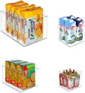 Clear Plastic Stackable Storage Bins, Set of 8 C75299