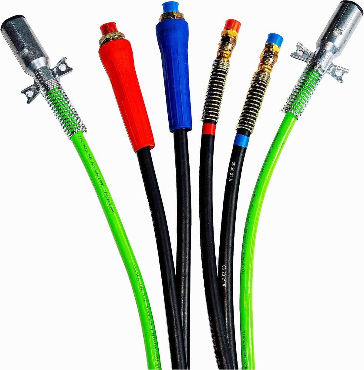 12 Ft. 3-in-1 Wrap Set ABS Electrical and Rubber Air Line Hose Assemblies L854