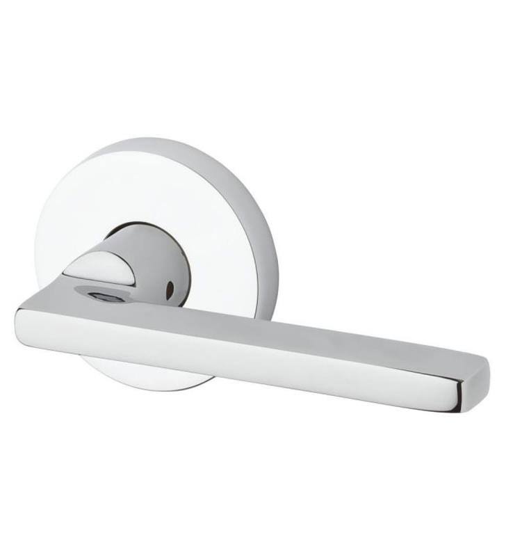 Entry Square Lever with Round Rose Venetian Bronze O312