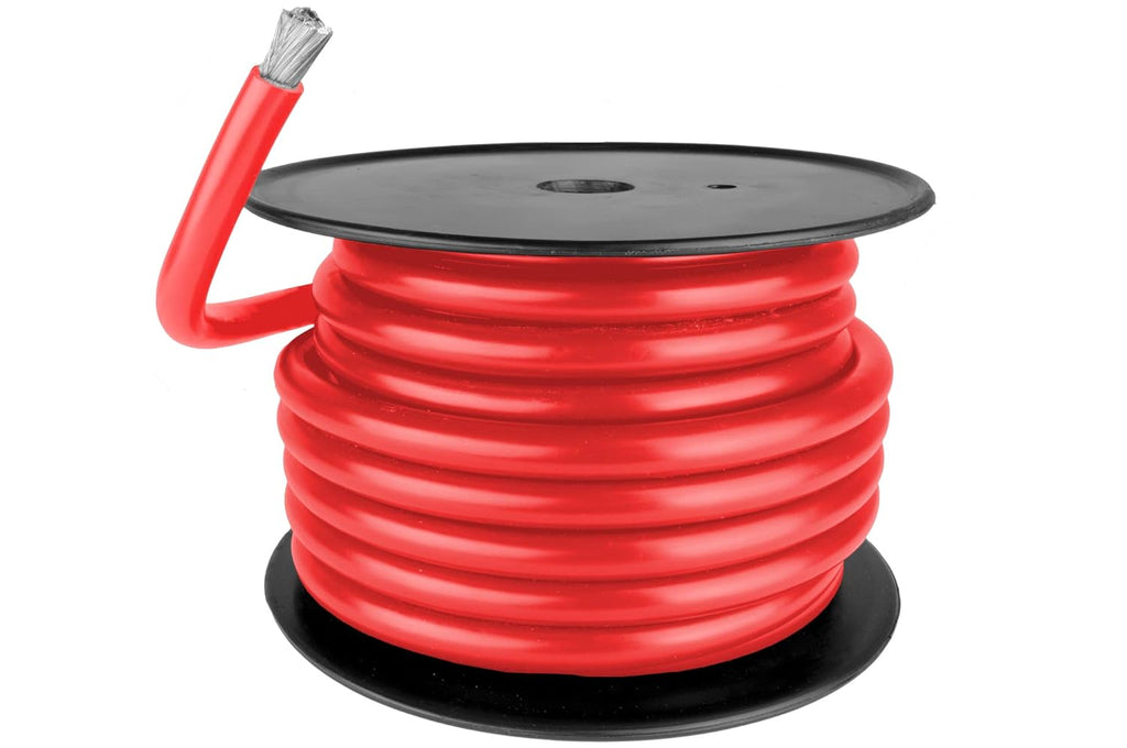 18 Feet Red Tinned Copper Marine Wire T51497