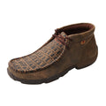 Cayman Print Brown Leather Driving Moc A496